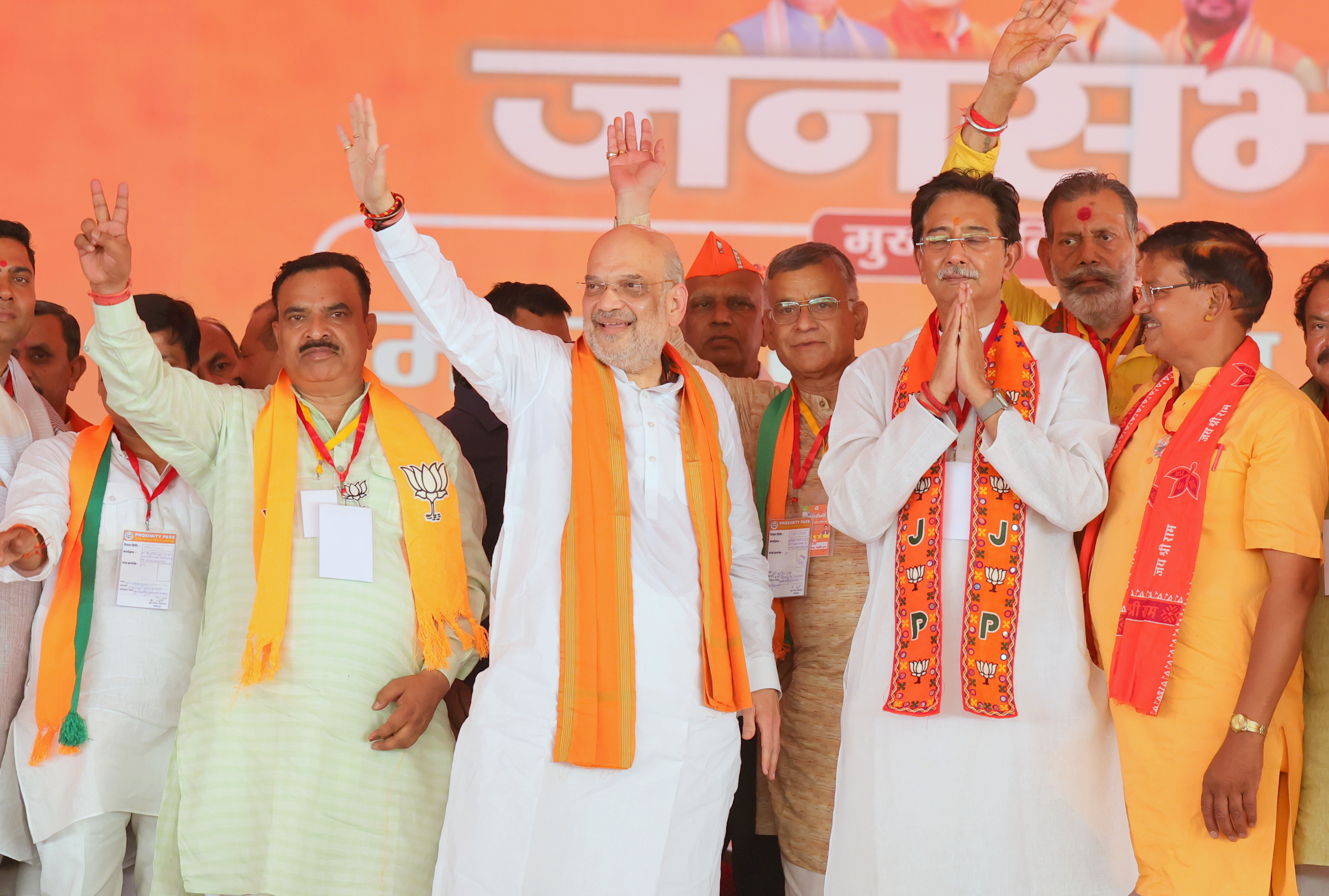 Hon'ble Union Home Minister & Minister of Cooperation Shri Amit Shah addressing a public rally at Tuwan Mandir Ground,…